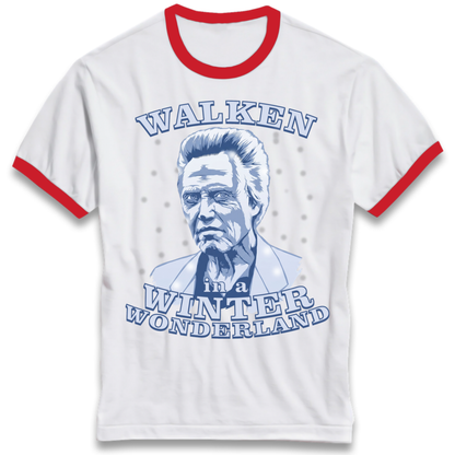 Christopher Walken Christmas Ringer T-Shirt