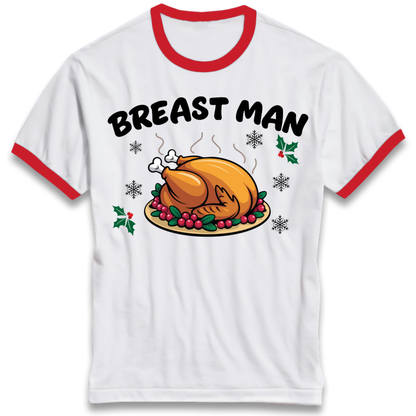 cheeky festive top Ringer T-Shirt