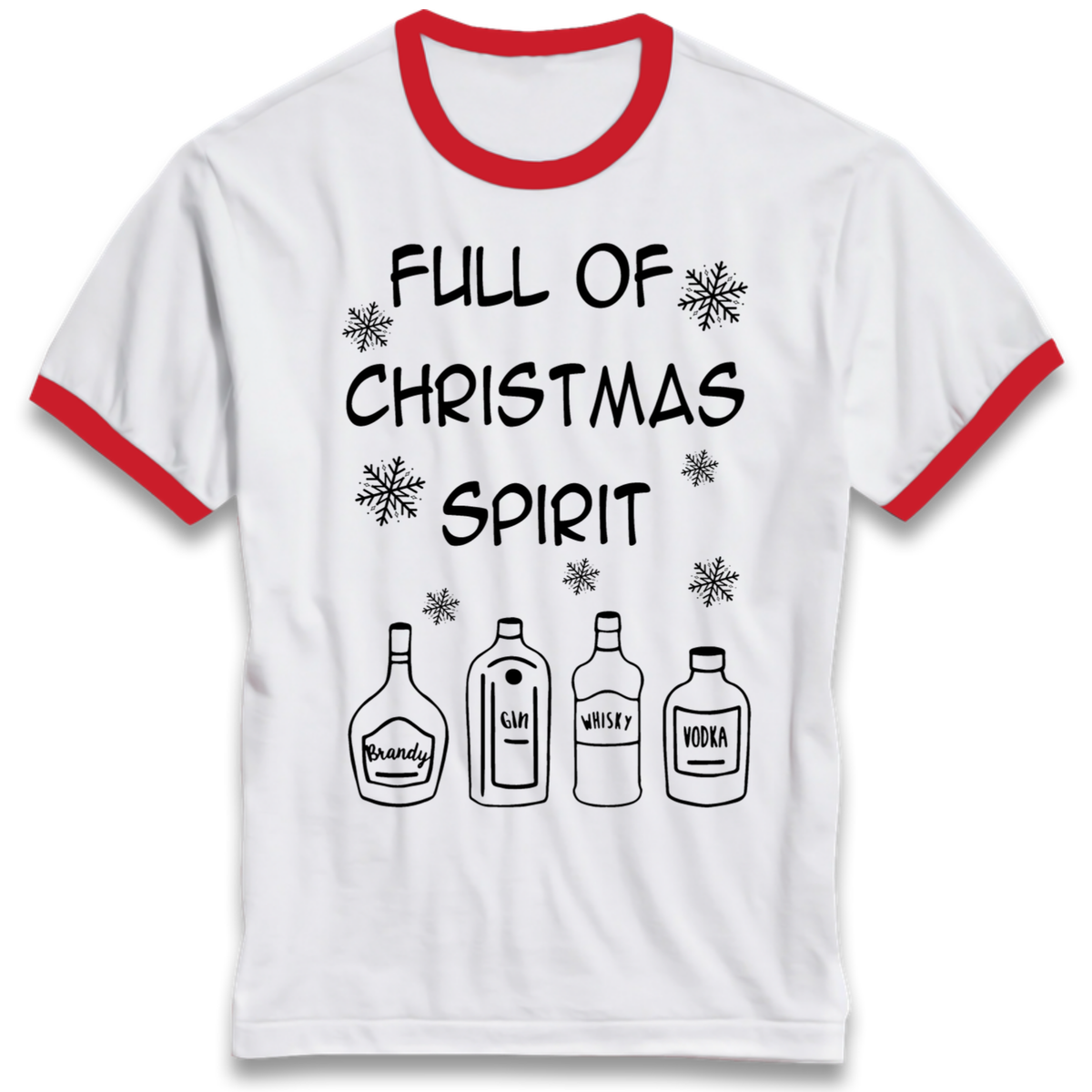 Christmas jumper Ringer T-Shirt