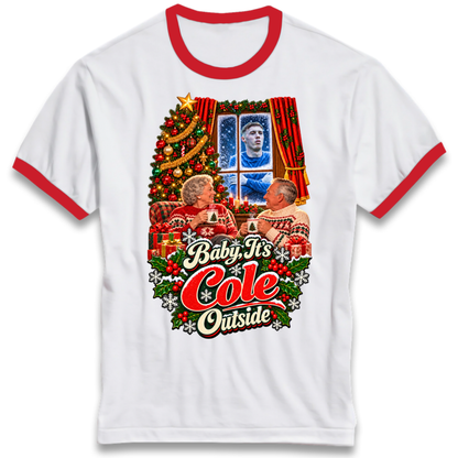 Chelsea Football Christmas Ringer T-Shirt