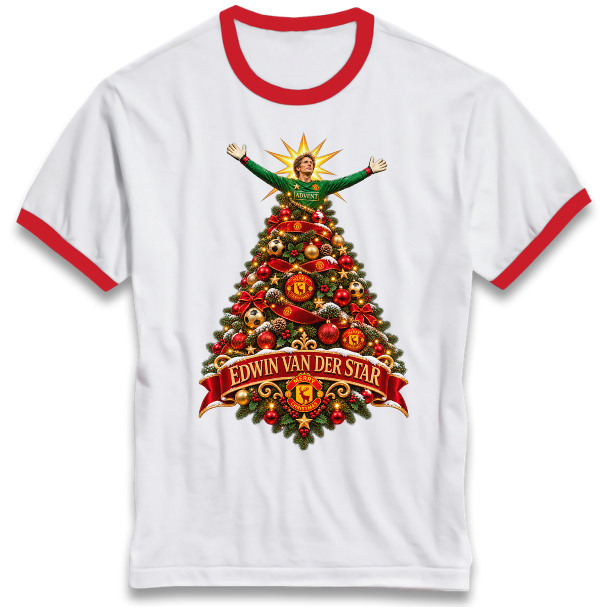 United Christmas Ringer T-Shirt