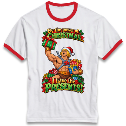 He Man Christmas Ringer T-Shirt