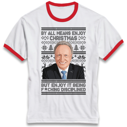Neil Warnock Christmas Ringer T-Shirt