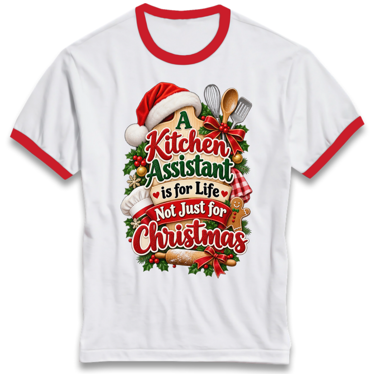Kitchen Assistant Ringer T-Shirt