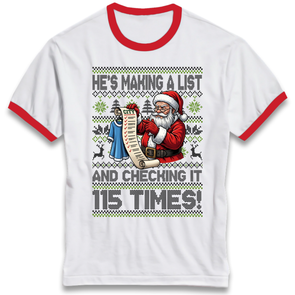 Making A List Ringer T-Shirt