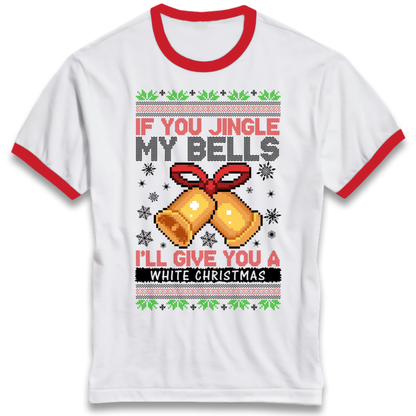Bell Slogan Clothing Ringer T-Shirt