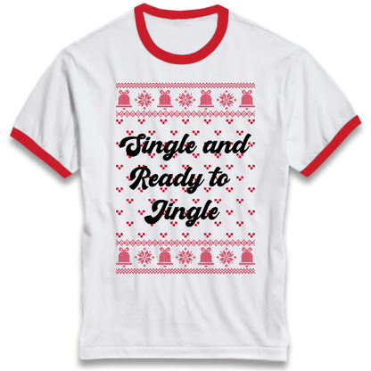 Adult Xmas Tee Ringer T-Shirt