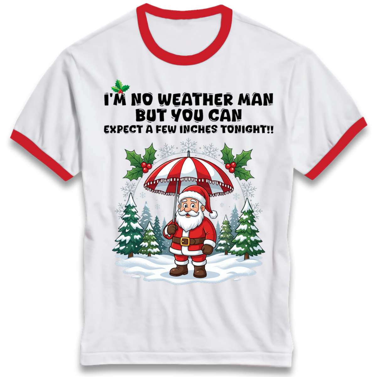 Christmas jumper Ringer T-Shirt