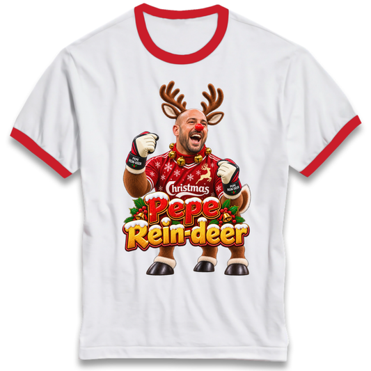 Liverpool LFC Christmas Ringer T-Shirt