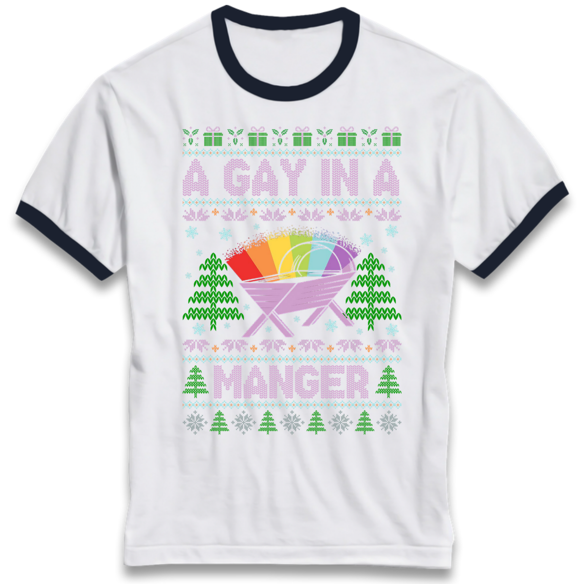 Pride Holiday Clothing Ringer T-Shirt