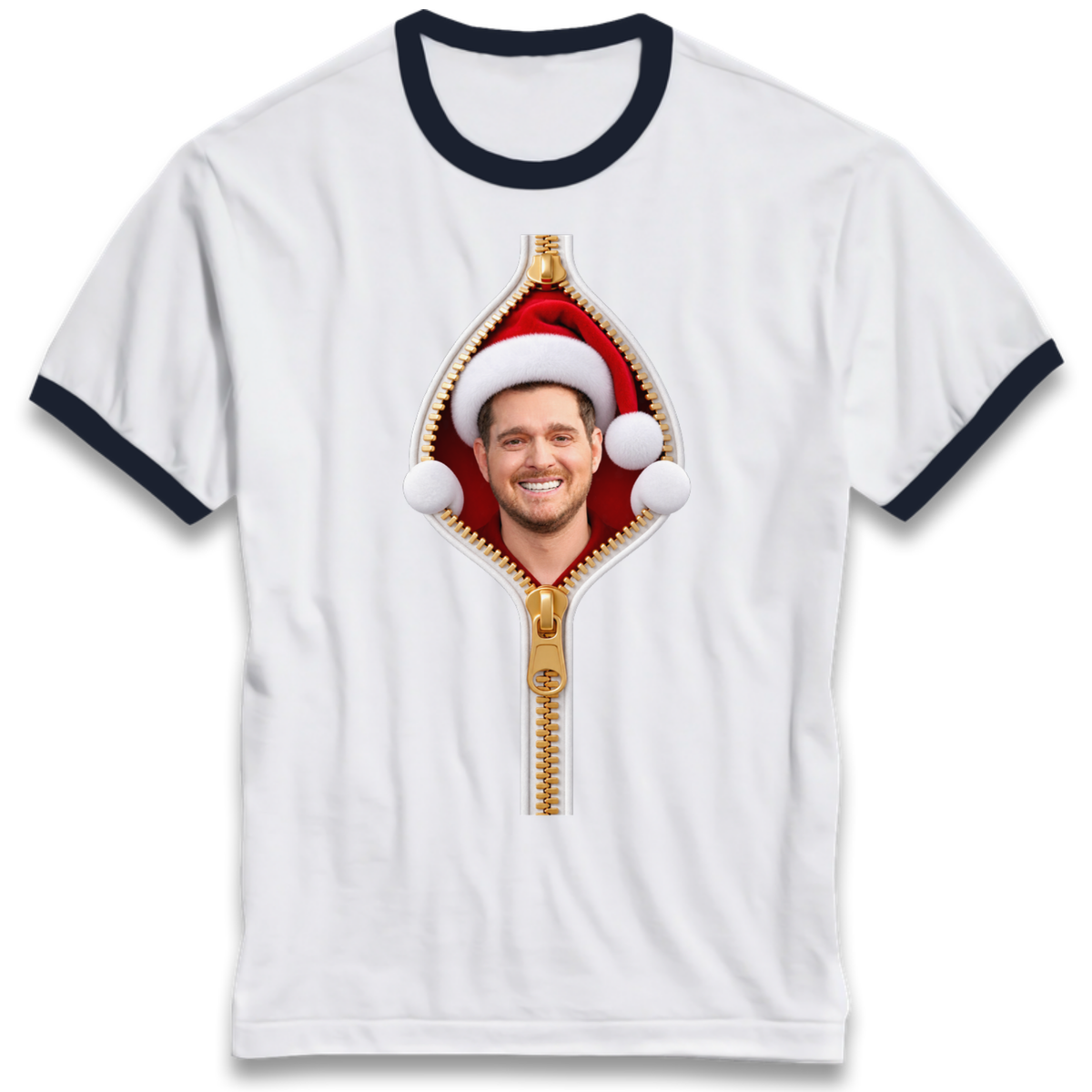 Christmas jumper Ringer T-Shirt