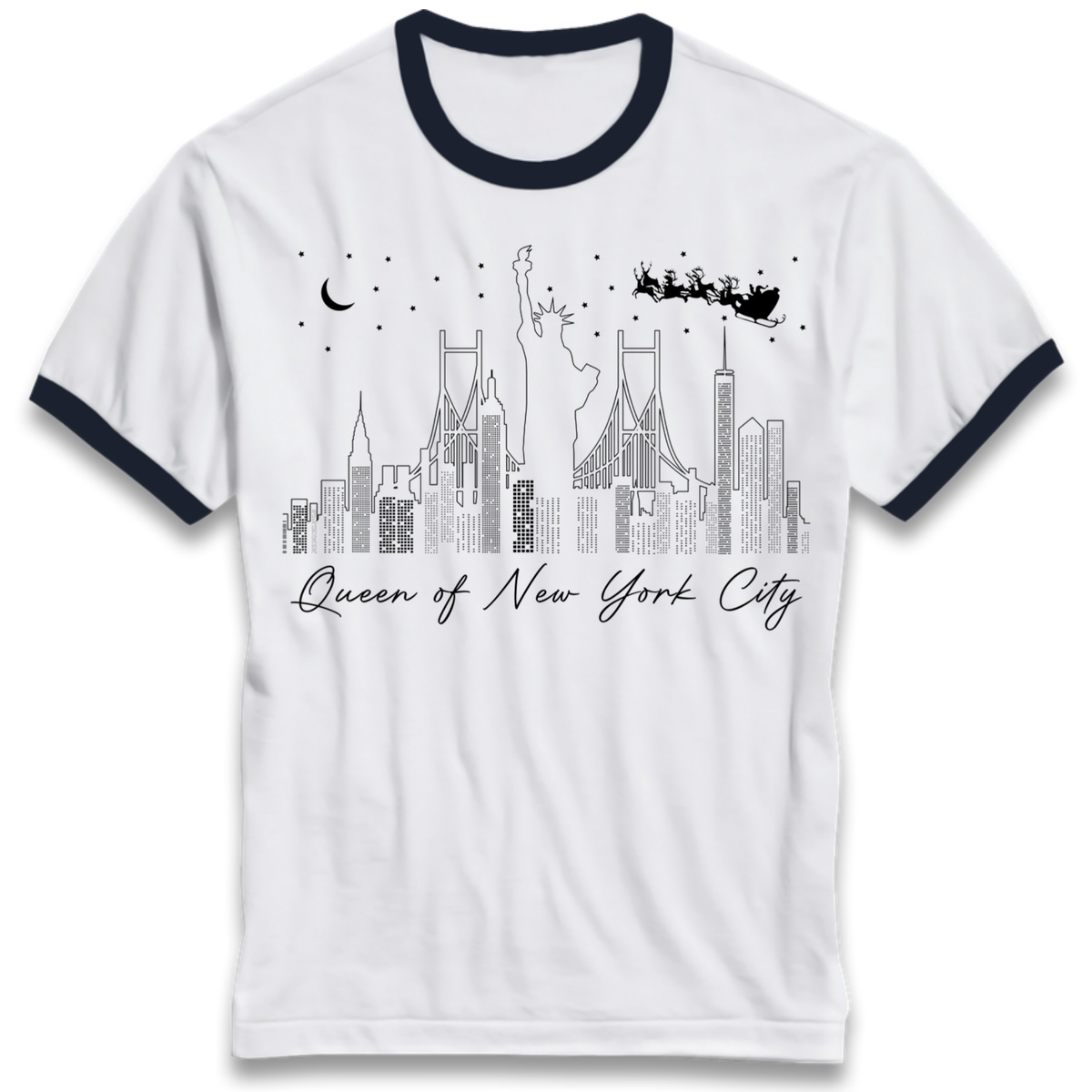 Queen Of New York City Ringer T-Shirt
