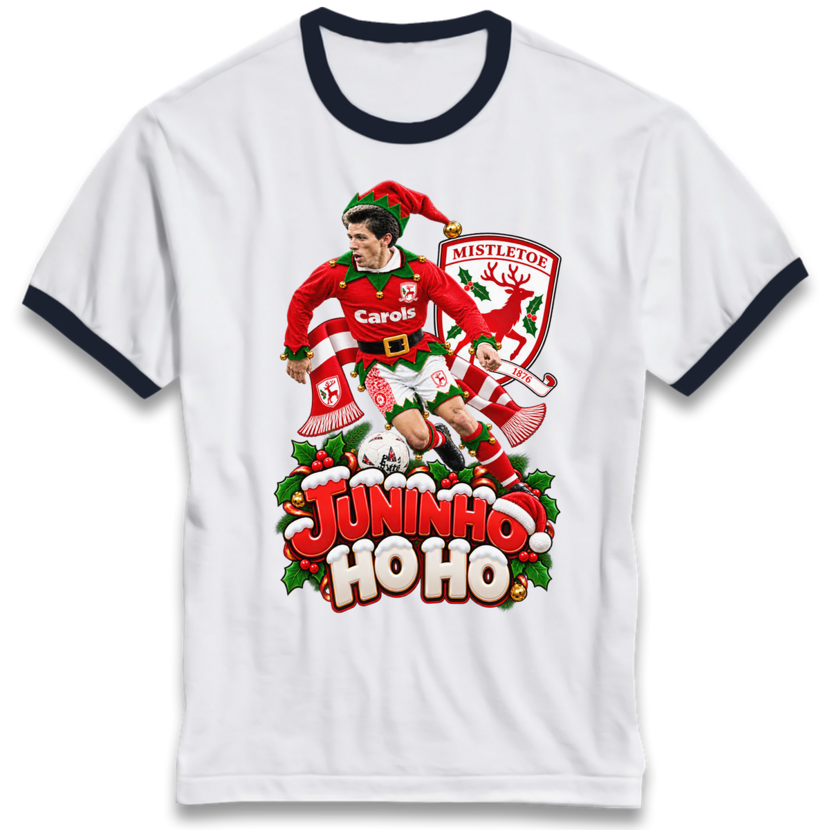 Middlesbrough Christmas Ringer T-Shirt