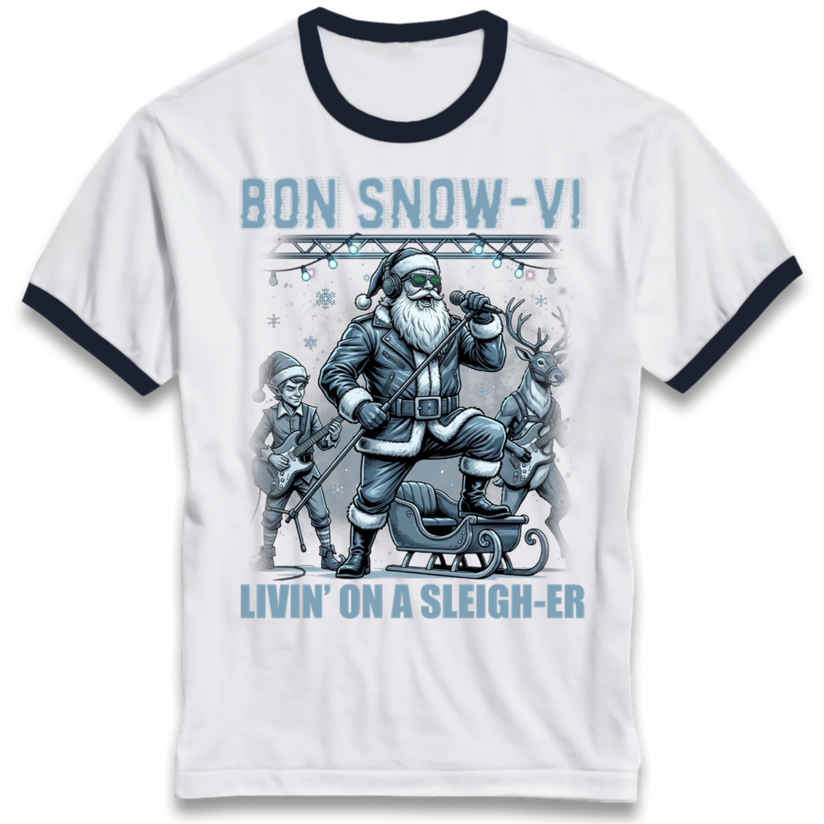Christmas jumper Ringer T-Shirt
