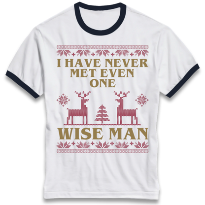 Retro Festive Graphic Ringer T-Shirt