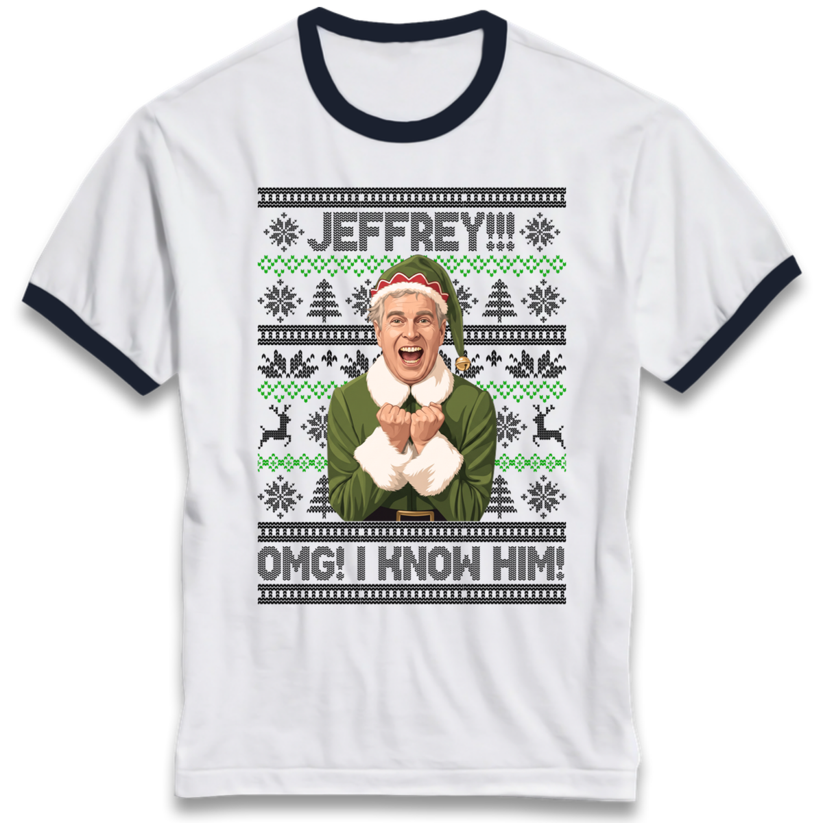 Jeffery Epstein Ringer T-Shirt