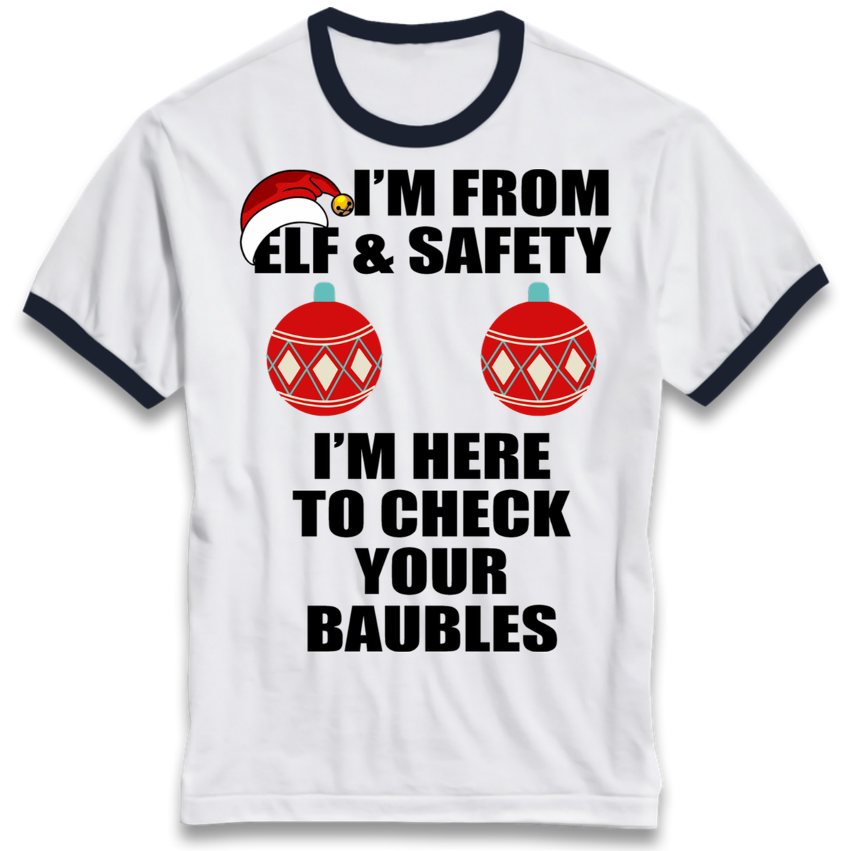 Christmas jumper Ringer T-Shirt