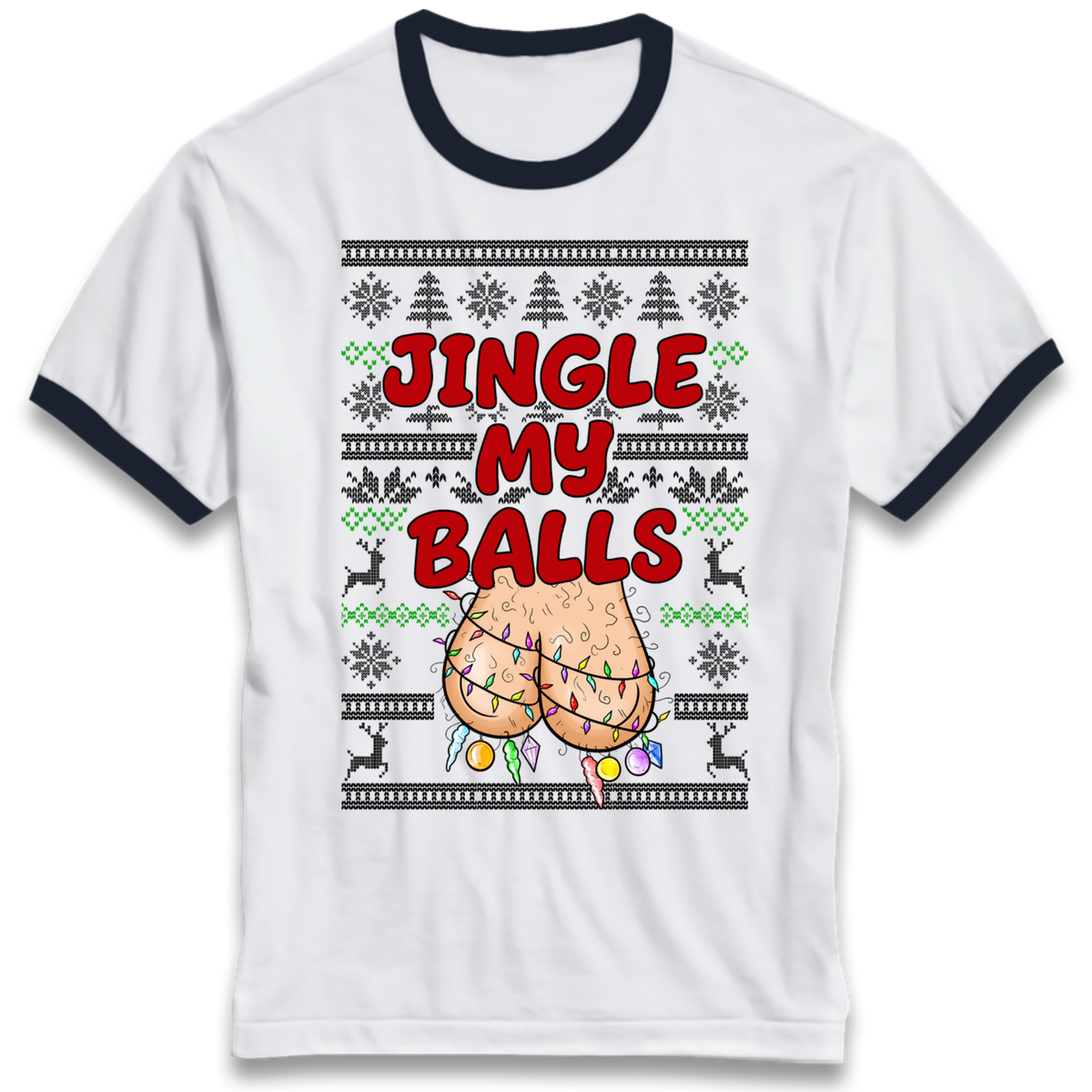 Jingle Balls Ringer T-Shirt