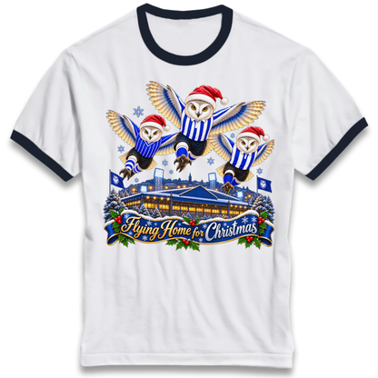 Sheff Wed Christmas Ringer T-Shirt