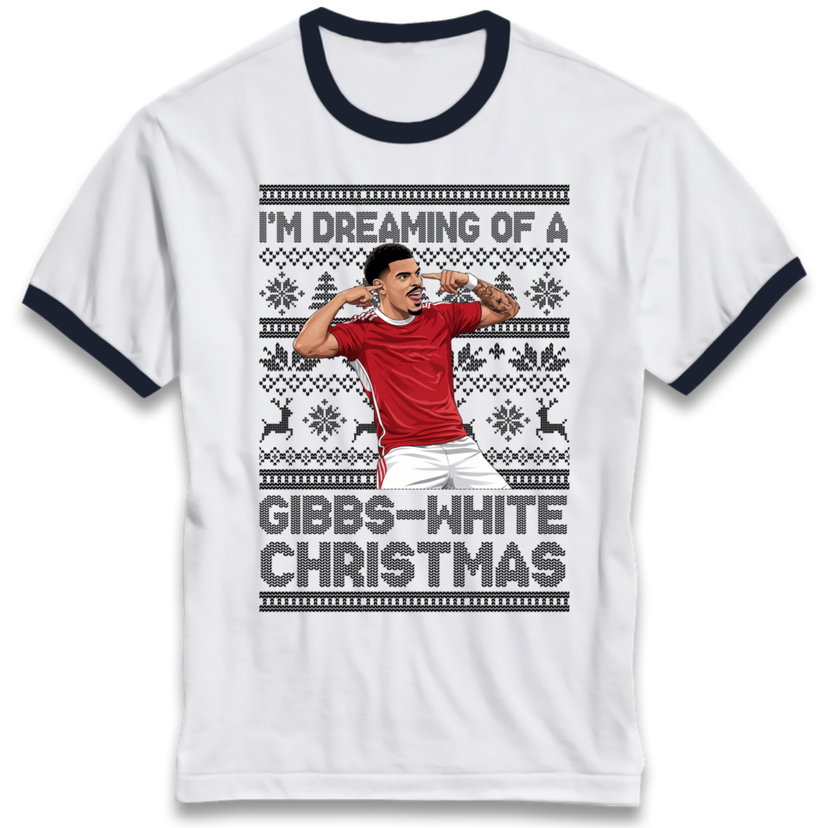 Christmas jumper Ringer T-Shirt