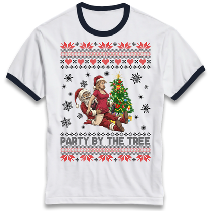 Christmas jumper Ringer T-Shirt