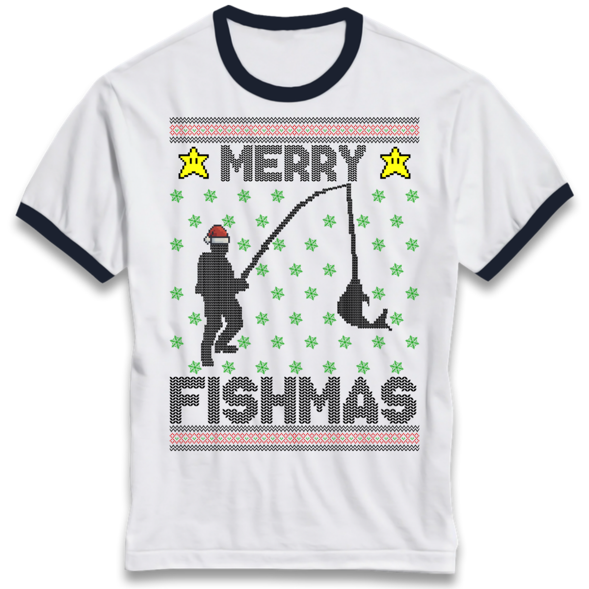 Christmas jumper Ringer T-Shirt