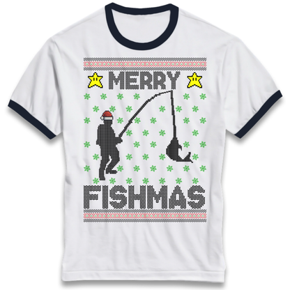Christmas jumper Ringer T-Shirt