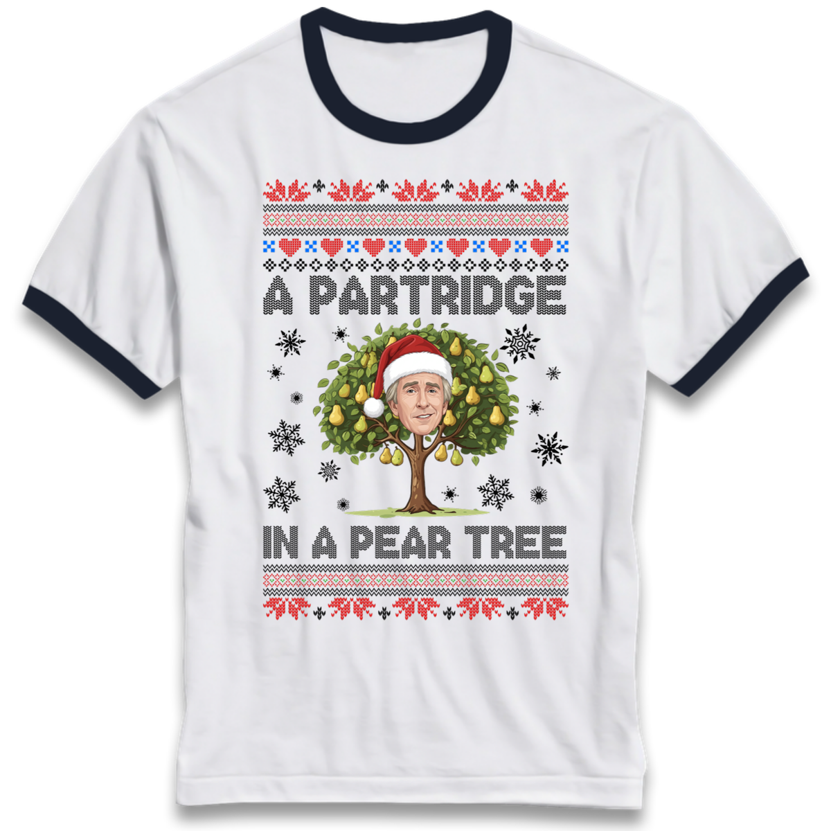 Christmas jumper Ringer T-Shirt