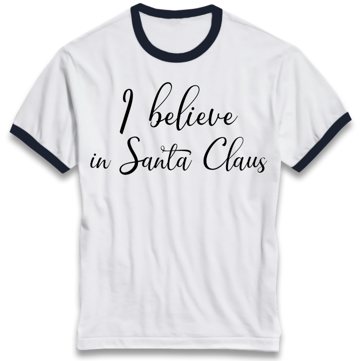 Santa Faith Gift Ringer T-Shirt