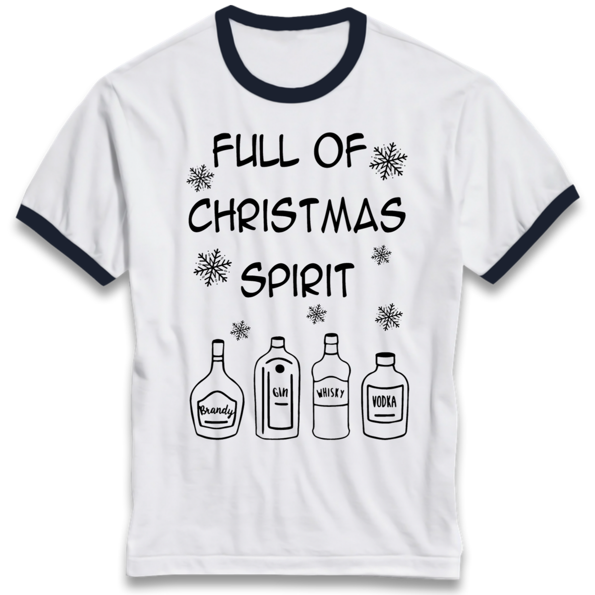 Christmas jumper Ringer T-Shirt
