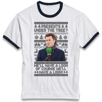 Steve Mcmanaman Christmas Ringer T-Shirt