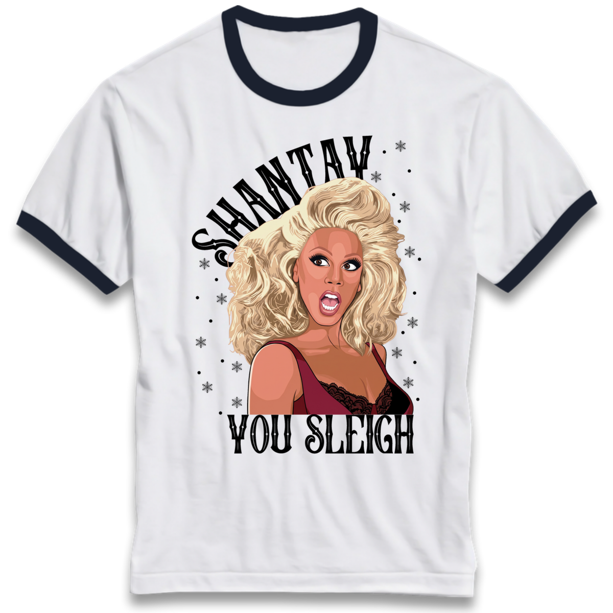 drag christmas clothing Ringer T-Shirt