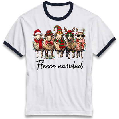 Christmas jumper Ringer T-Shirt