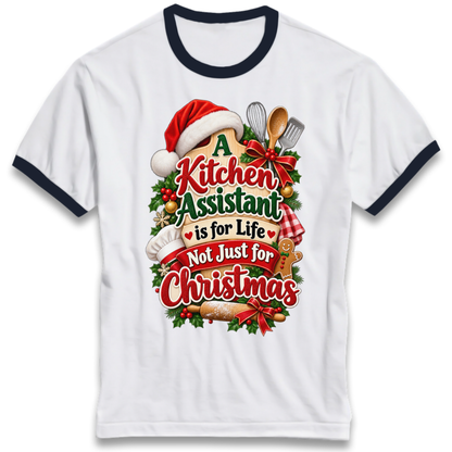 Kitchen Assistant Ringer T-Shirt
