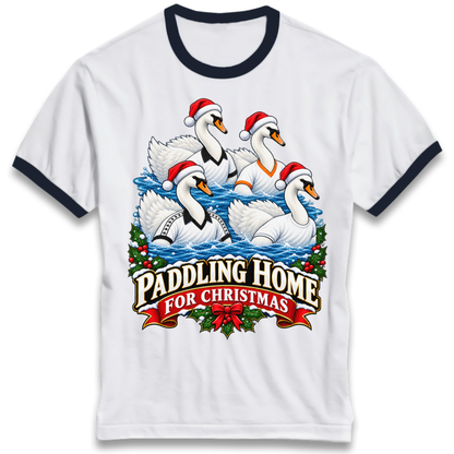 Swansea Christmas Ringer T-Shirt