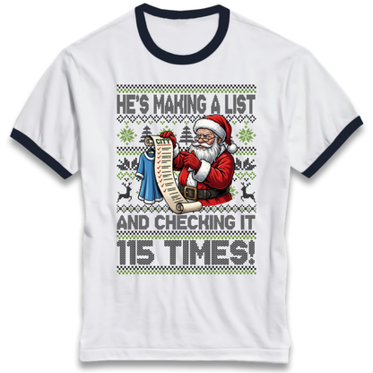 Making A List Ringer T-Shirt