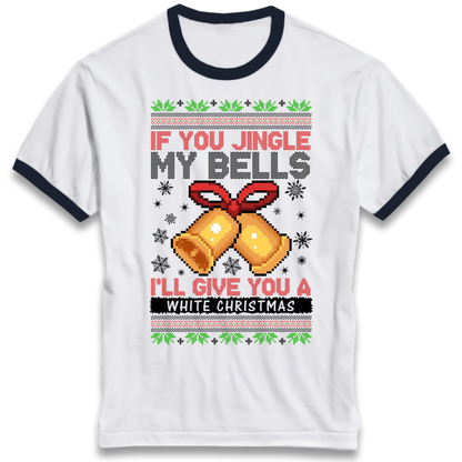 Bell Slogan Clothing Ringer T-Shirt