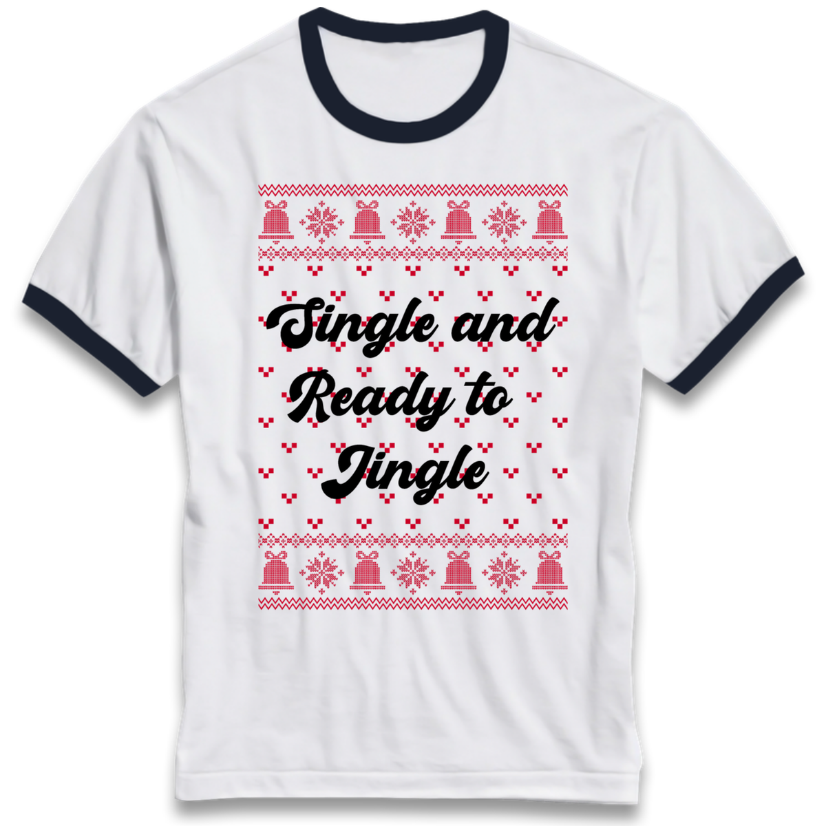 Adult Xmas Tee Ringer T-Shirt