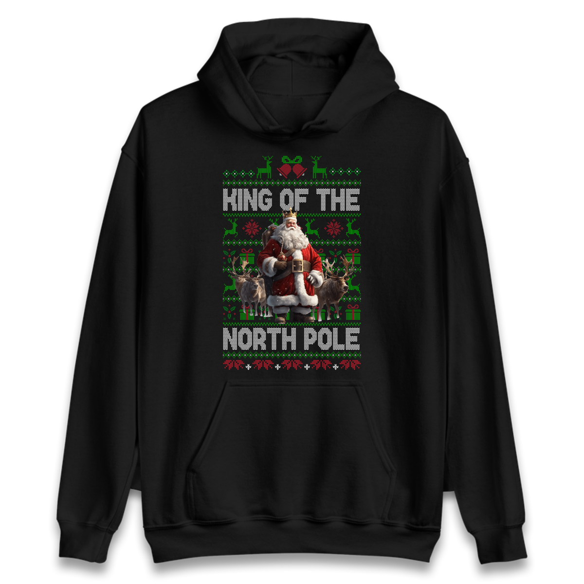 King Santa Christmas Hoodie