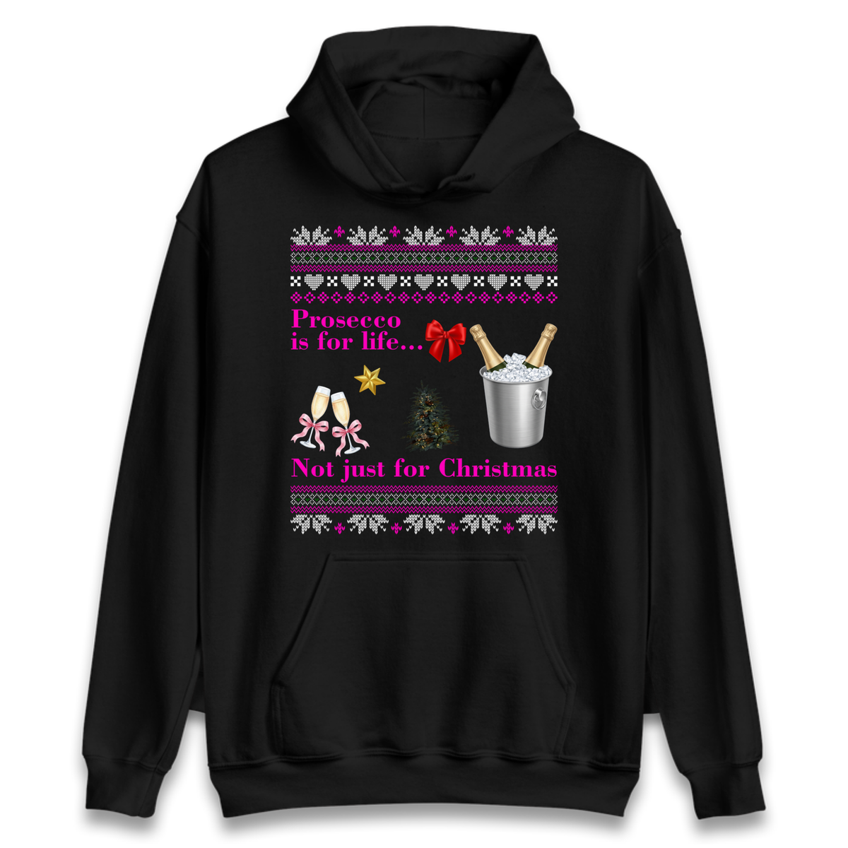 Prosecco Gift Top Hoodie