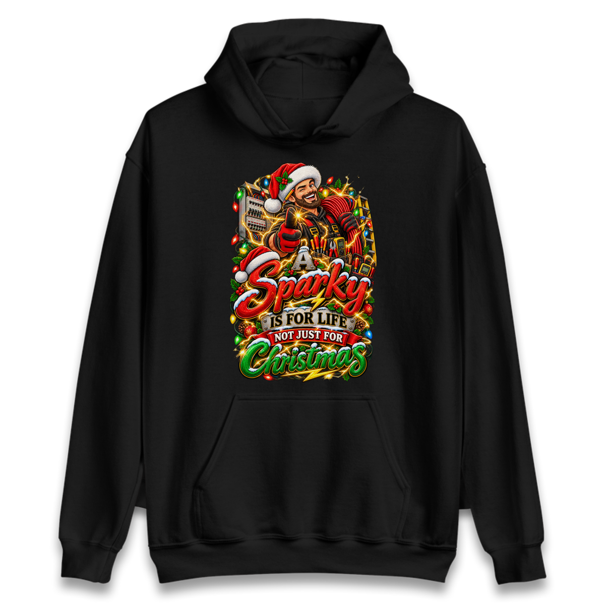 Sparky Christmas Hoodie