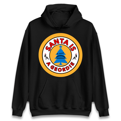 Geordie Santa  Christmas Hoodie