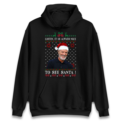 Roy Keane Christmas Hoodie