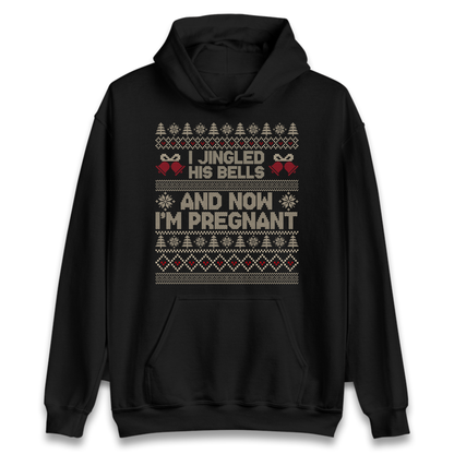 Pregnant At Christmas Hoodie