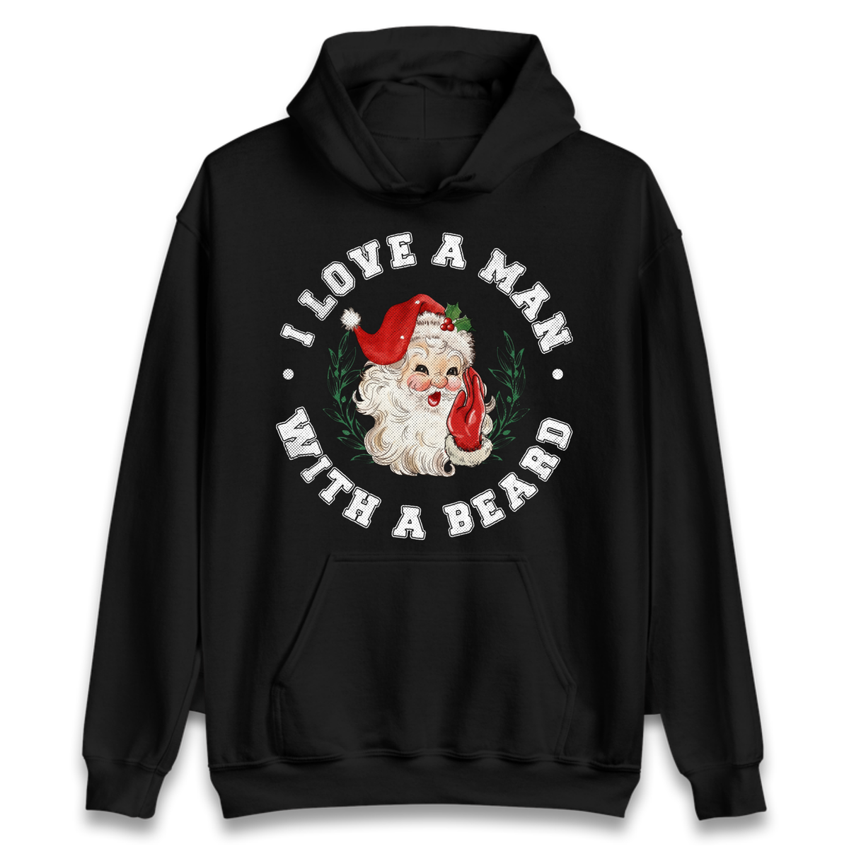 I Love A Man With A Beard Hoodie