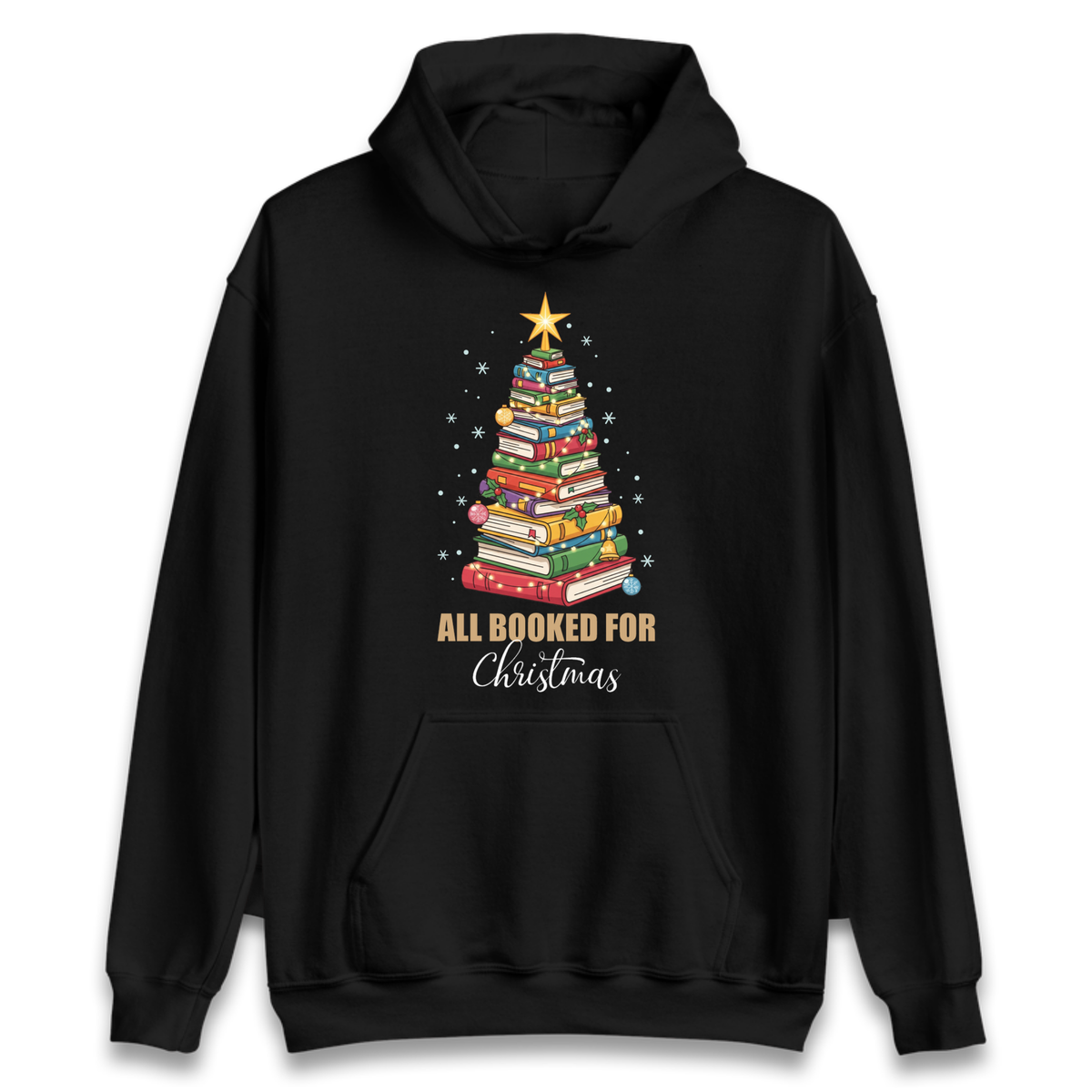 Book Tree Christmas Hoodie