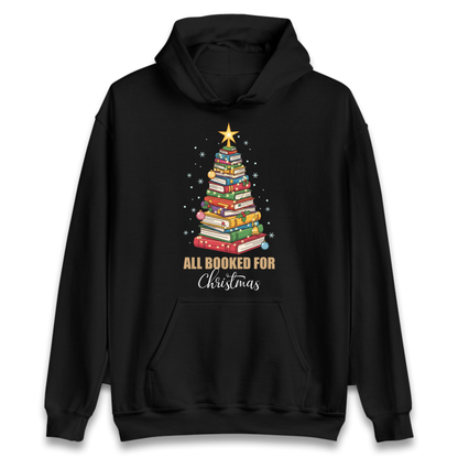 Book Tree Christmas Hoodie