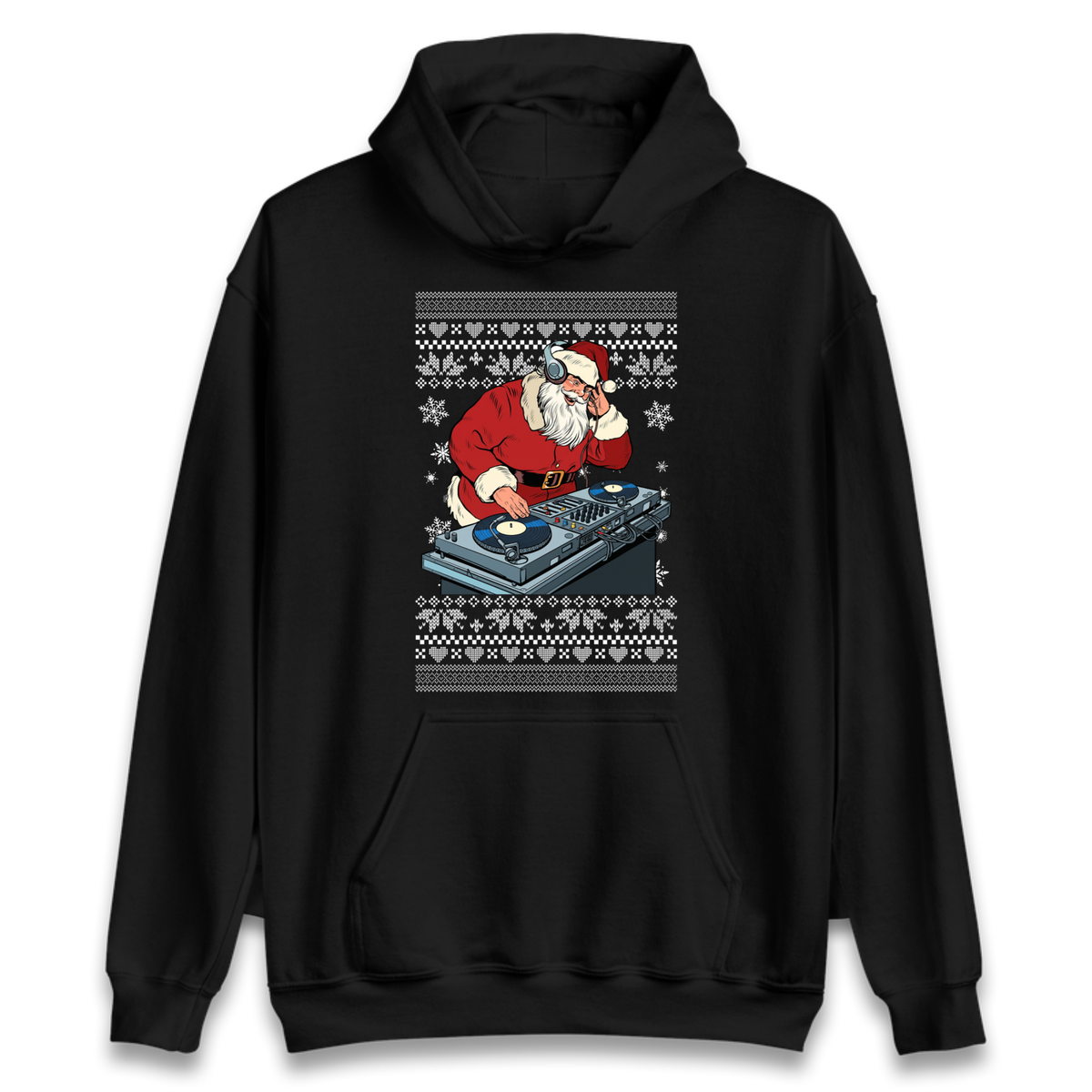 DJ Santa Christmas Hoodie