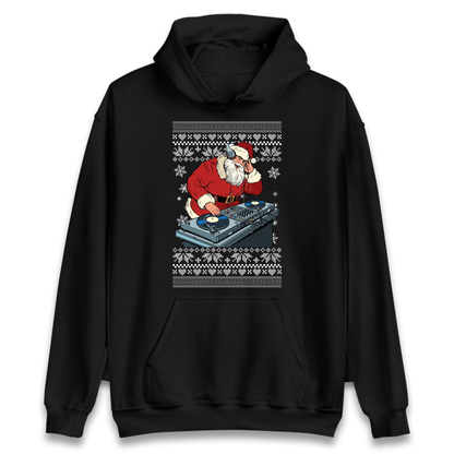DJ Santa Christmas Hoodie