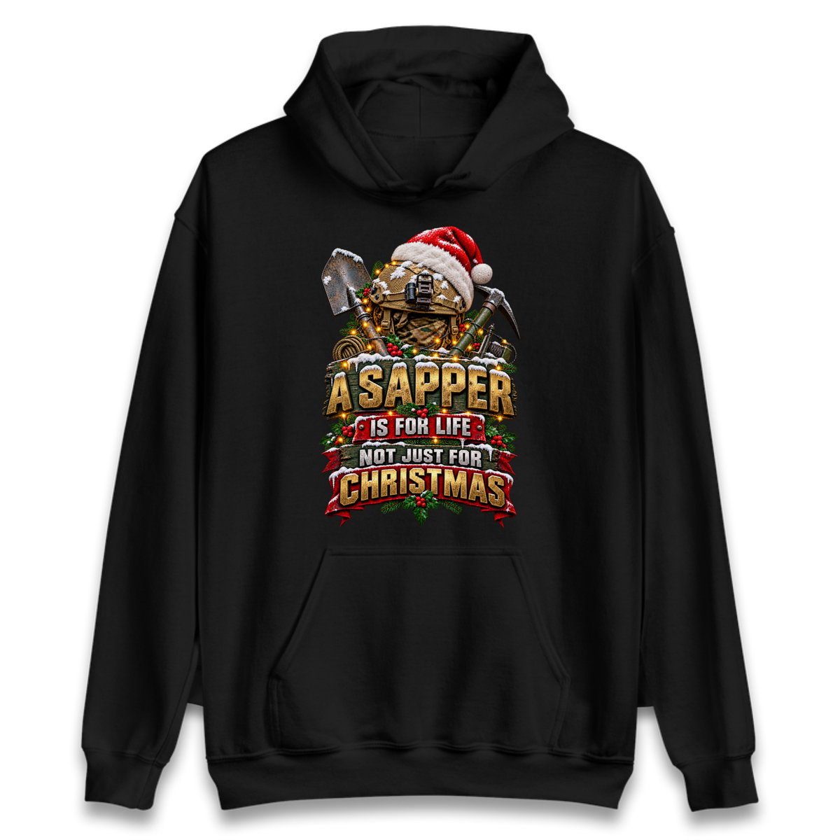 Royal Engineers Sappers Christmas Hoodie